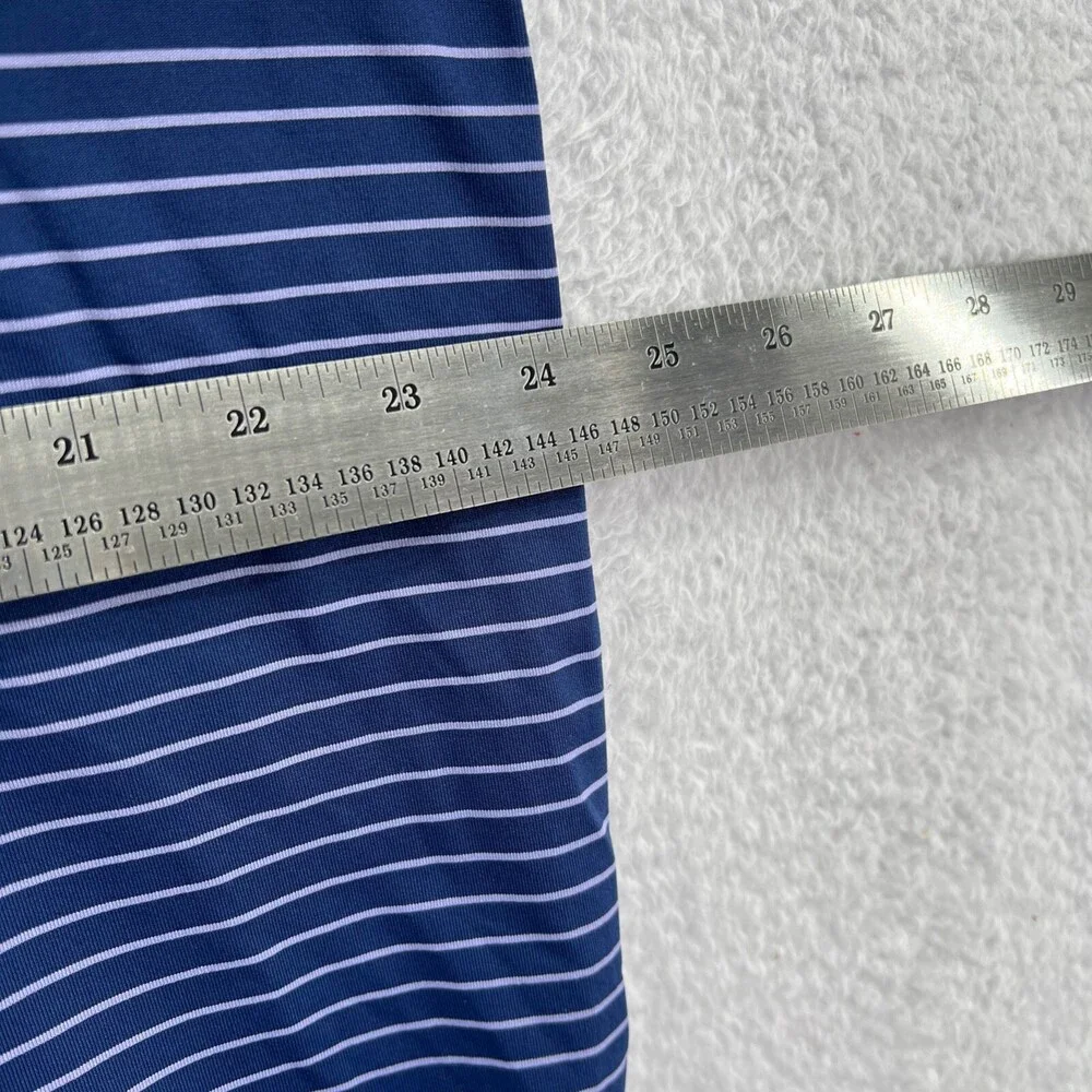 Greyson Polo Shirt Mens XL Relaxed Blue Golf Purple Striped Collared Top *C21* - Picture 7 of 15